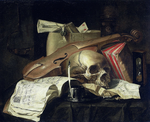 Vanitas still life 1660