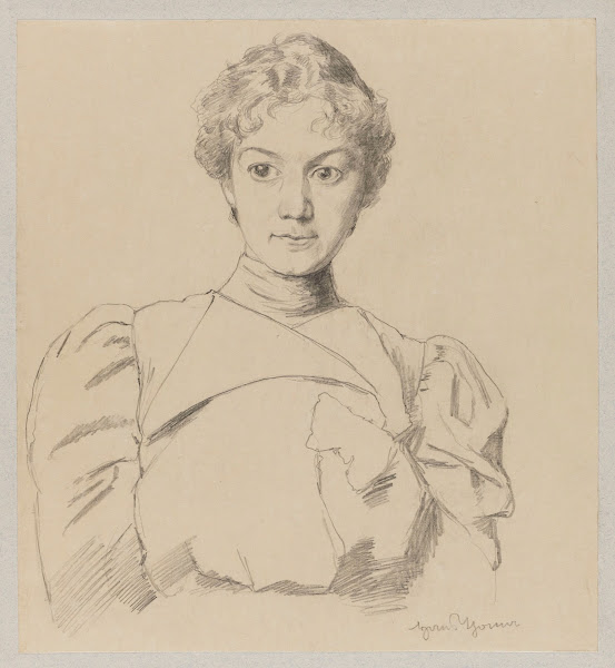 Portrait Study of a Young Woman 1890