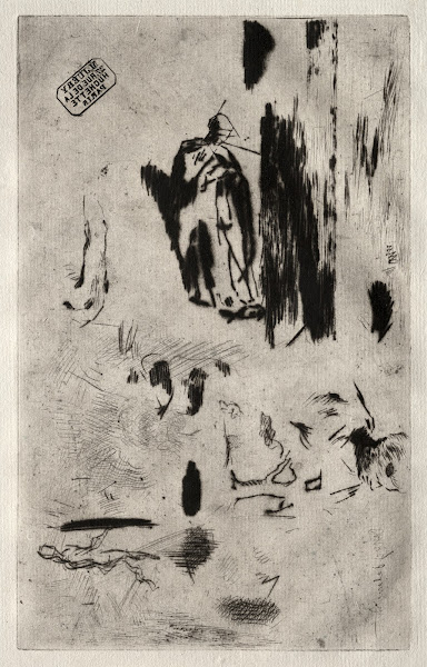 Plate with Sketches c 1855