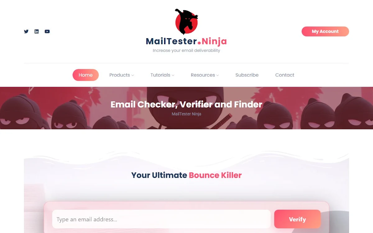 Captura de MailTester.Ninja