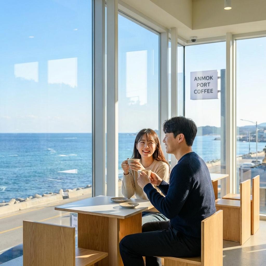탁 트인 동해바다, 인피니티 오션뷰의 정석 '카페 이름1'