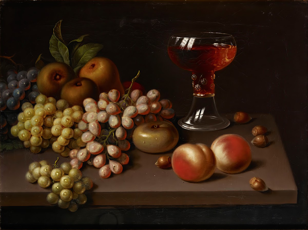 Still Life With Fruit Copy After Jac Stockmann