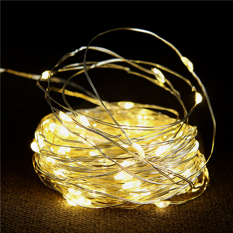 LED-Sternen-Lichterkette, Kupferdraht