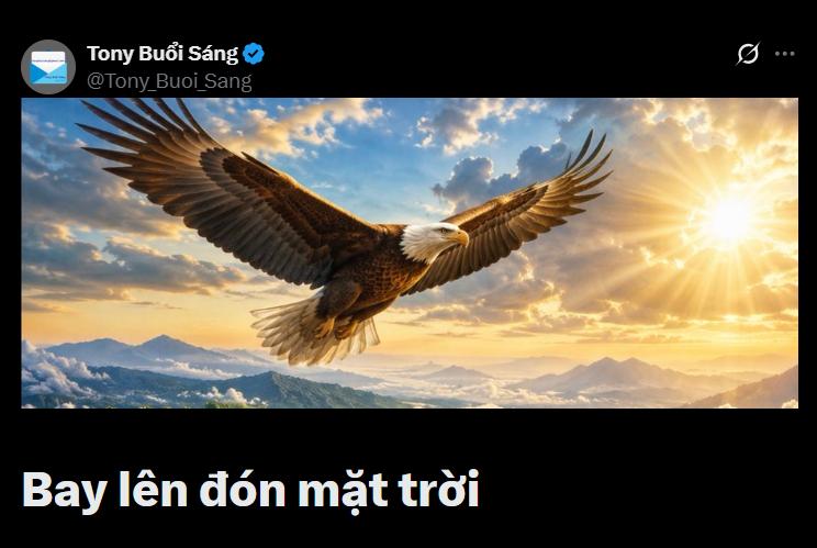 Bay lên đón mặt trời - Đại bàng con!