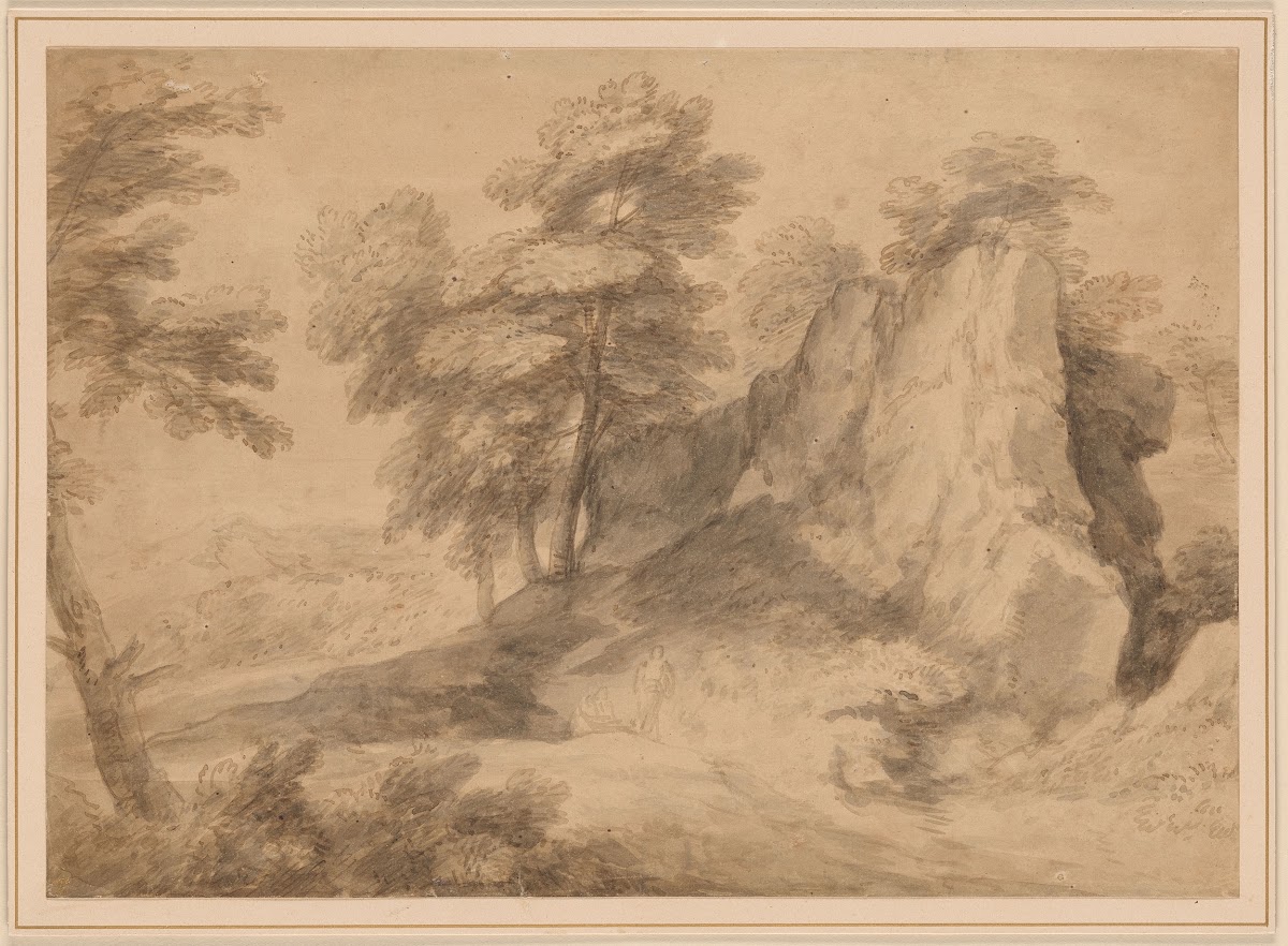 Rocky Wooded Landscape with Figures ca 1765 177