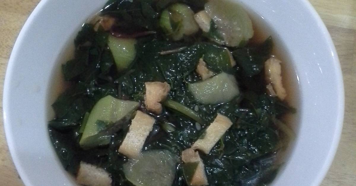 Canh rau dền, mồng tơi, bồ ngót, mướp chay