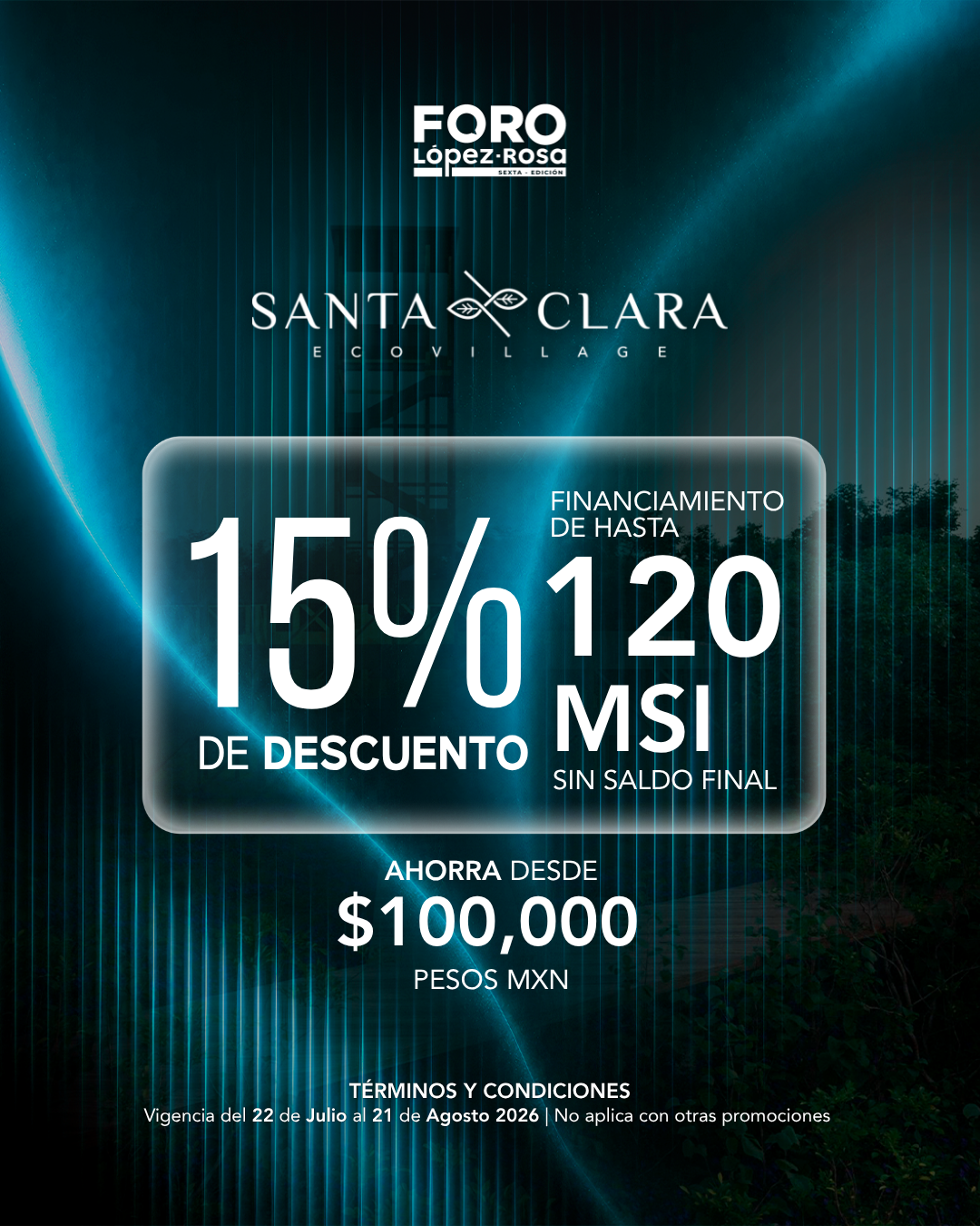Flyer Promoción Santa Clara
