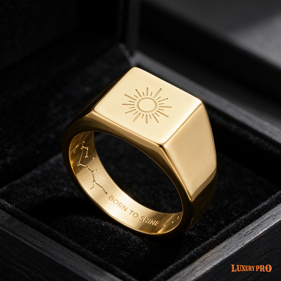 Gold Thumb Ring