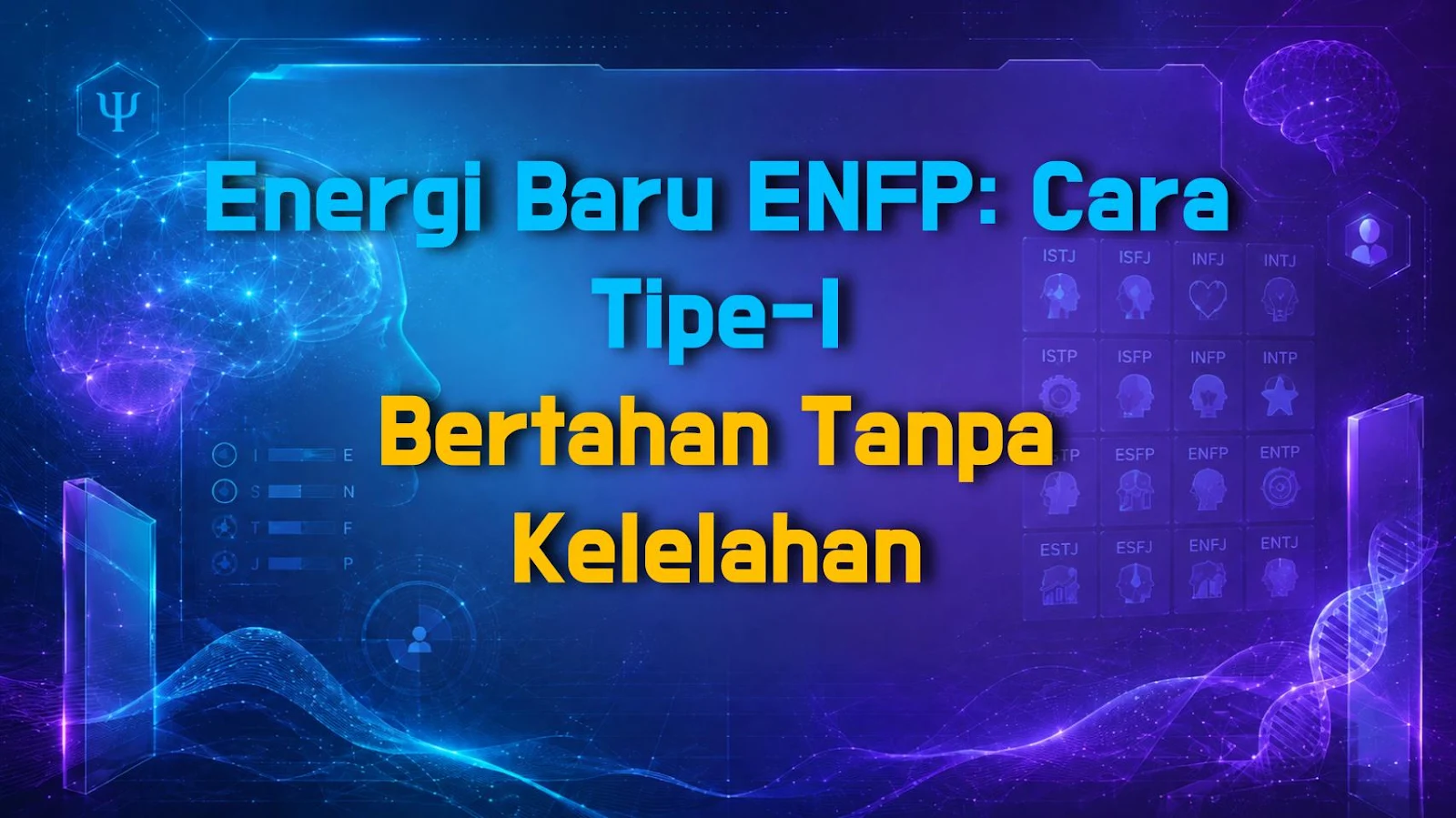 Energi Baru ENFP: Cara Tipe-I Bertahan Tanpa Kelelahan