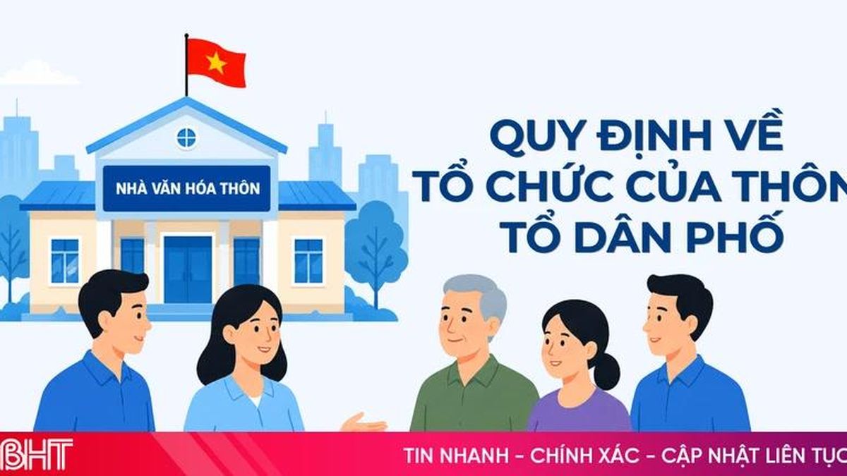 [Motion Graphic] Quy định về tổ chức của thôn, tổ dân phố - Báo Hà Tĩnh