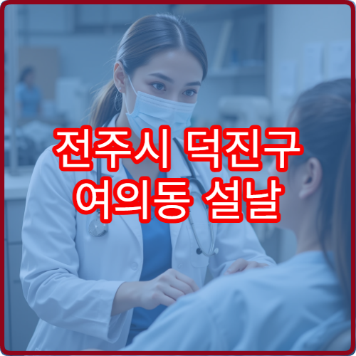 전주시 덕진구 여의동 설날 피부과 병원 위치 및 예약정보