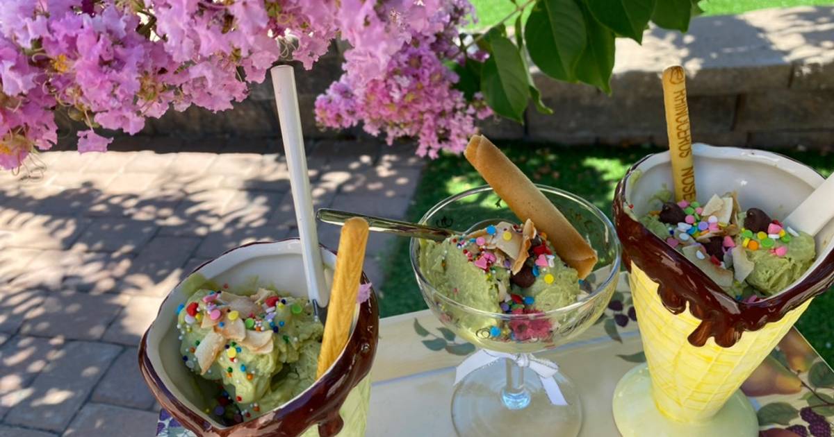 Avocado ice creme