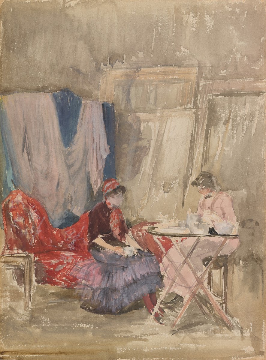Note in Pink and PurpleThe Studio 1883 1884