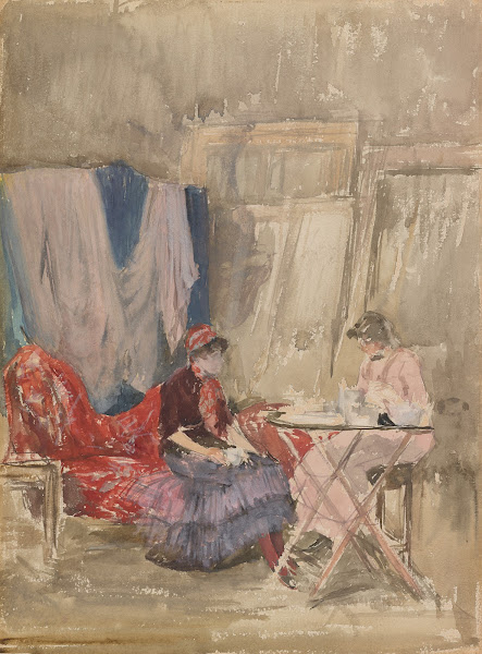 Note in Pink and PurpleThe Studio 1883 1884
