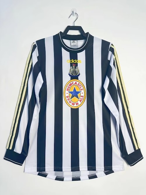  Retro 1997-99 Newcastle United Local Manga Larga