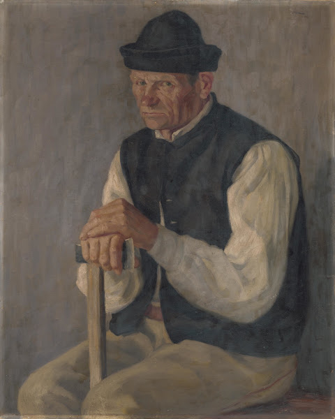 Study of a Seated Lumberjack 1935