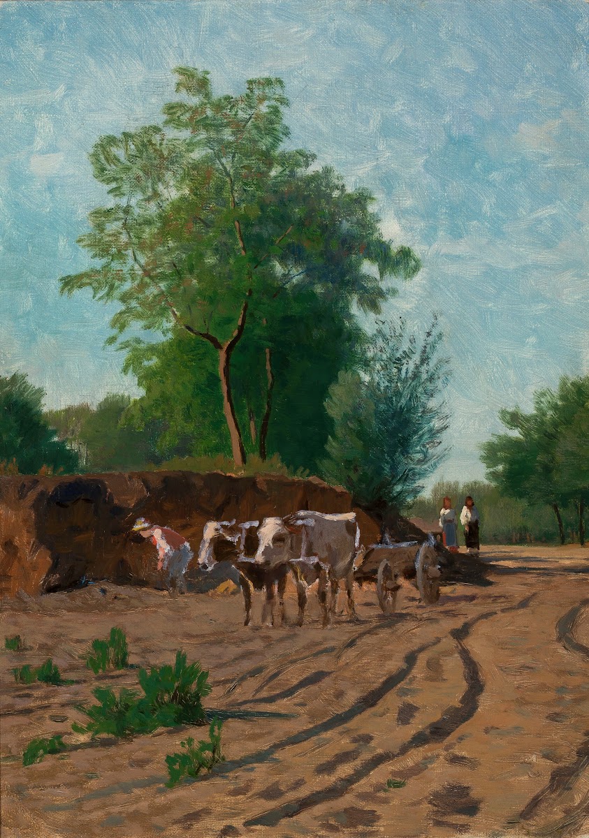 Countryside landscape sketch