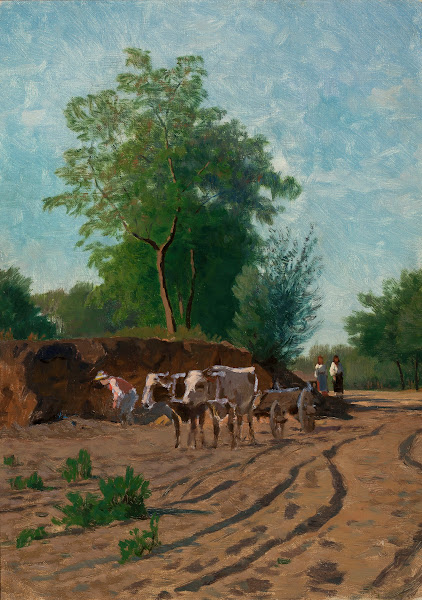 Countryside landscape sketch