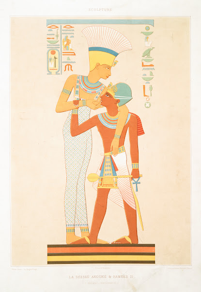 Sculpture la déesse Anouké  Ramsès II Talmis  XIXe dynastie 1878
