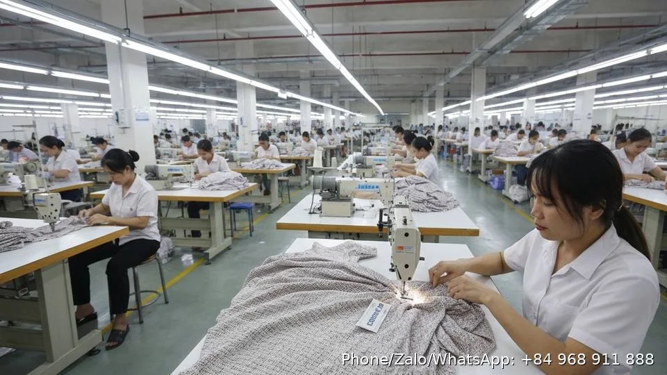 Automated Clothing Production - Gold Garment Vietnam