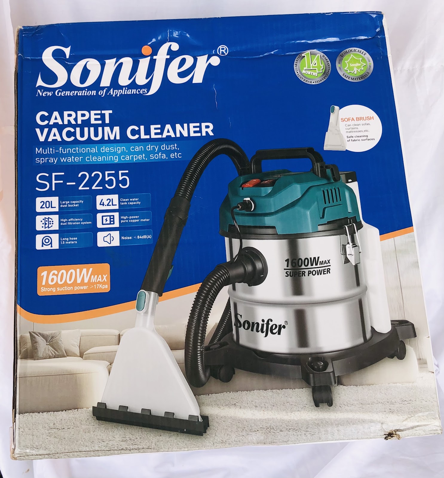 Sonifer SF-2255 Carpet Vacuum Cleaner