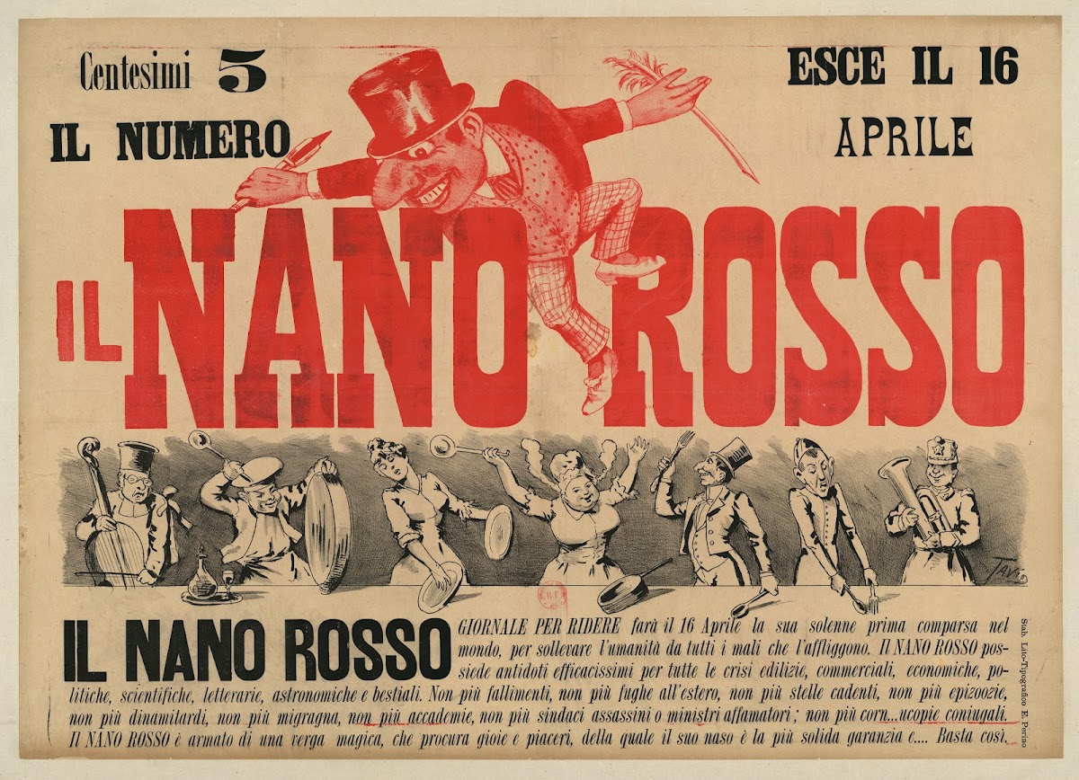 Il Nanno rosso giornale per ridere 1890