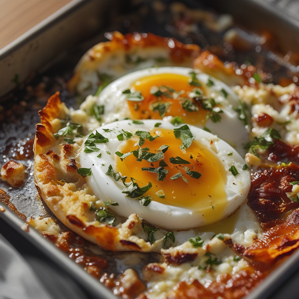 Baked Feta Eggs: Easy & Delicious Breakfast Anytime finished