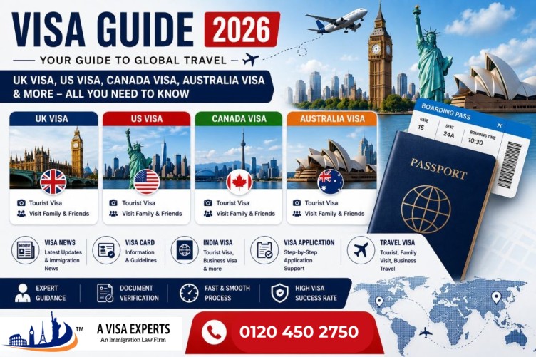 Visa Guide 2026: UK Visa, US Visa, Canada Visa, Australia Visa & Latest Travel Visa Updates
