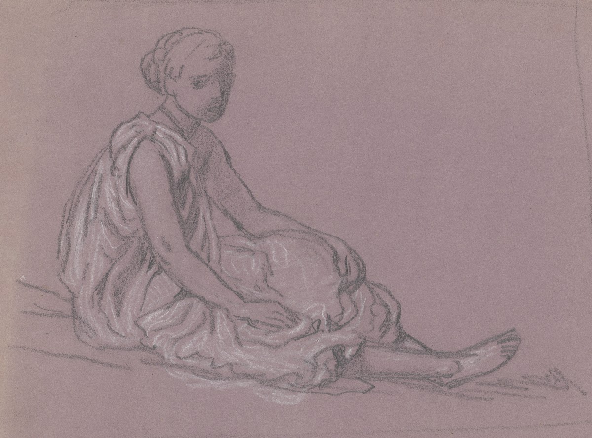 Study for Greek Girls Bathing XV c 1872