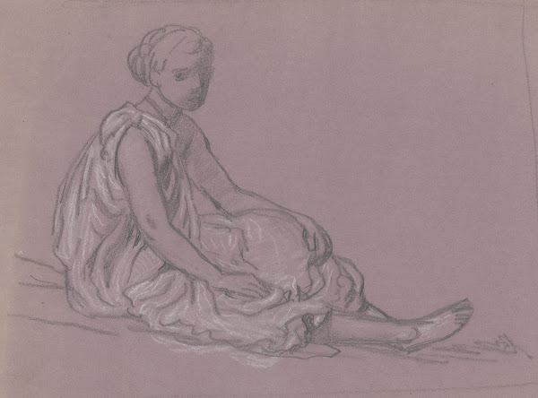 Study for Greek Girls Bathing XV c 1872