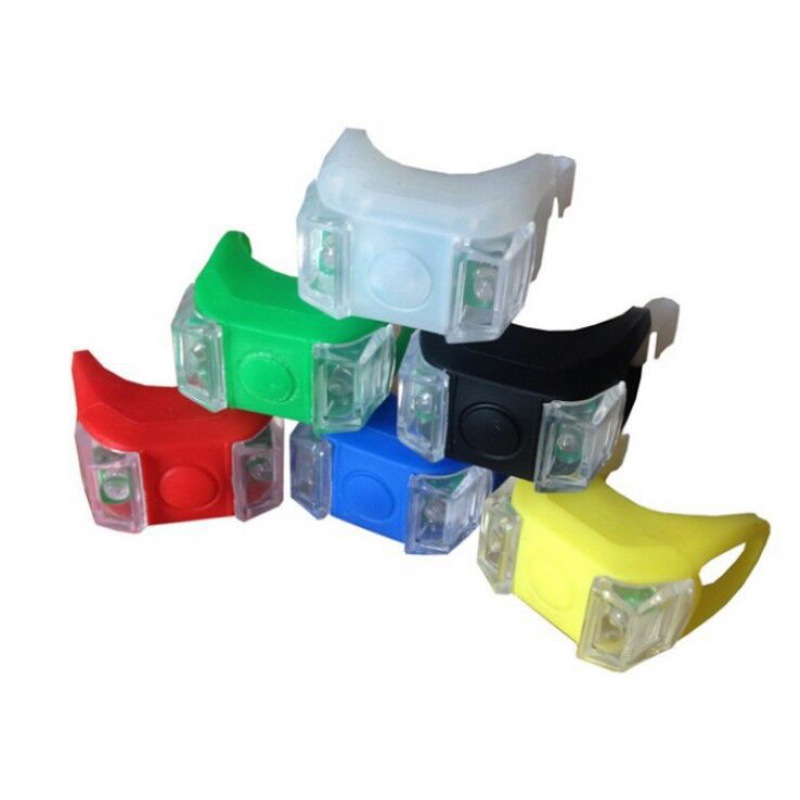 Silicone Frog Light with Dual LED for Bicycles