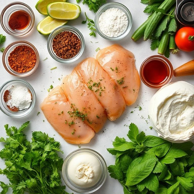 Ingredients for Mediterranean Chicken Tenders (Healthy & Flavorful) – Easy One-Pan Weeknight Dinner