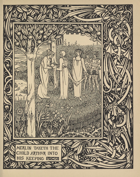 Merlin taketh the child Arthur into his keeping 1893 1894