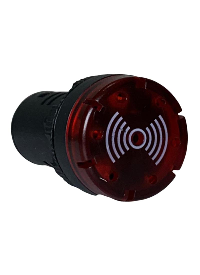 Flashing buzzer Red 220VAC