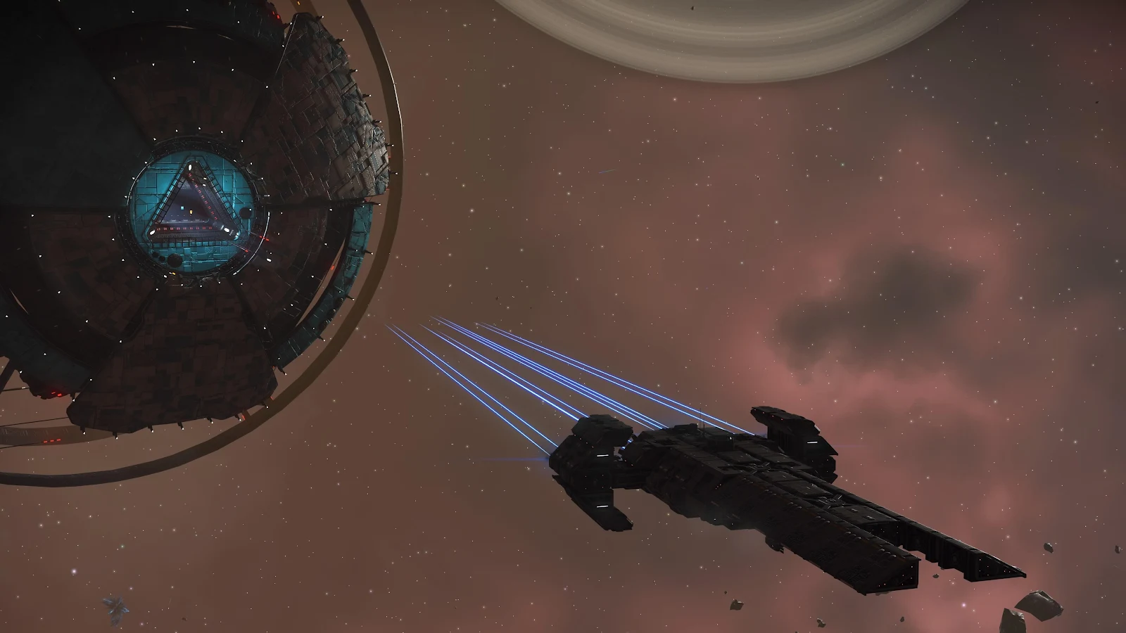 No Man's Sky Space Station - Game Screenshot 4K Wallpaper (3840x2160)