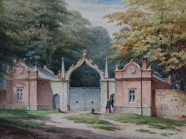 Lodge Gates Entrance To Aston Hall 1850 1880