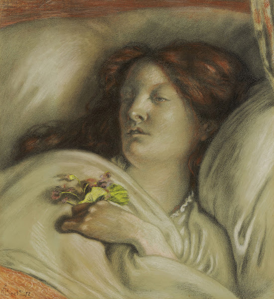 Convalescent  Portrait of Emma Madox Brown 1872