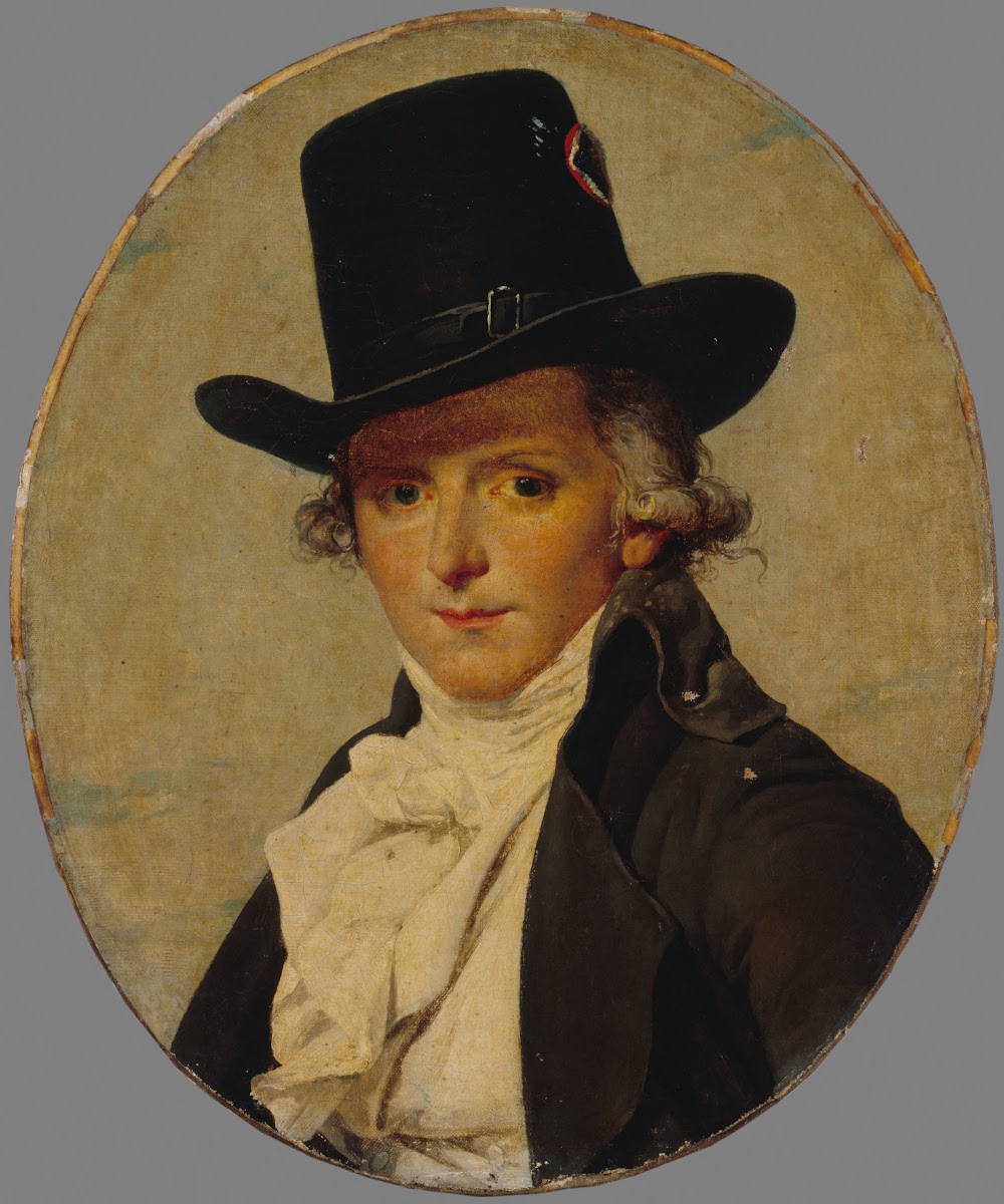 Portrait of Pierre Sériziat Davids brother in law 1795