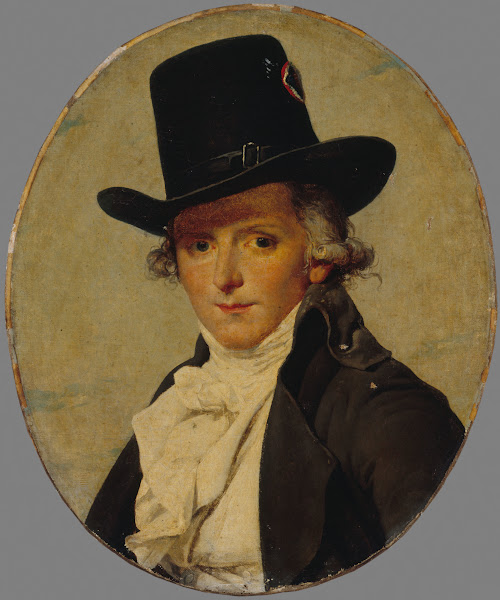 Portrait of Pierre Sériziat Davids brother in law 1795