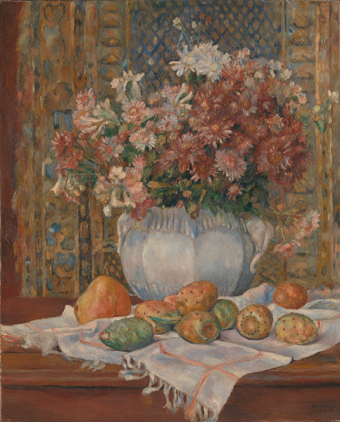 Still Life with Flowers and Prickly Pears ca 1885