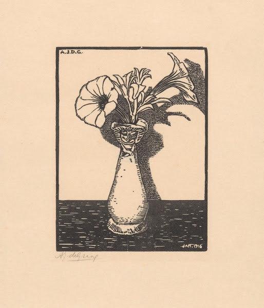 Vase with flowers 1916