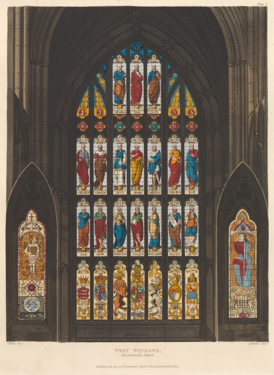 West Windows Westminster Abbey 1812