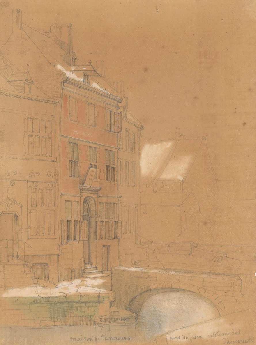 Huis van leerlooiers te Maastricht 1839