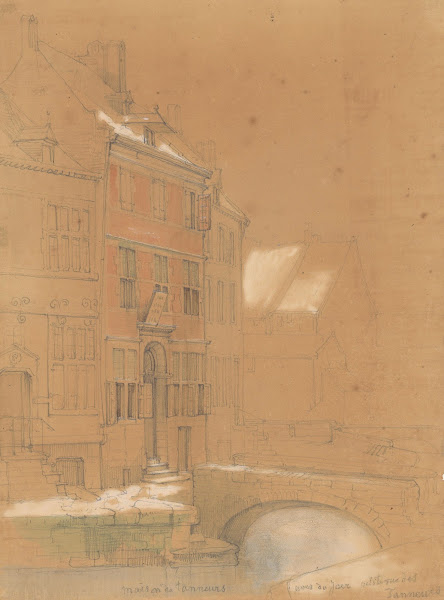 Huis van leerlooiers te Maastricht 1839