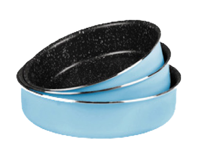 Pop Granite Round Tray 22-26- 28 cm
