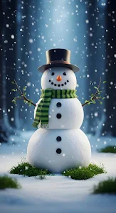 Alpine Lake Reflection with Snow Peaks