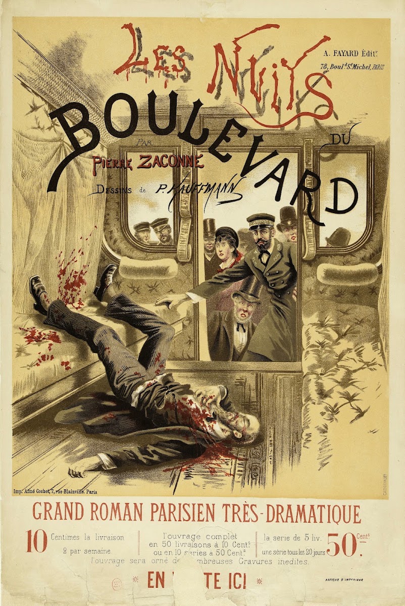 A FAYARD Editr 78 Bould St Michel PARIS LES NUITS DU BOULEVARD PAR PIERRE ZACONN
