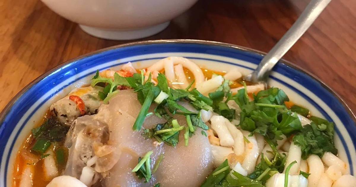 Bánh canh sợi bún Nha Trang