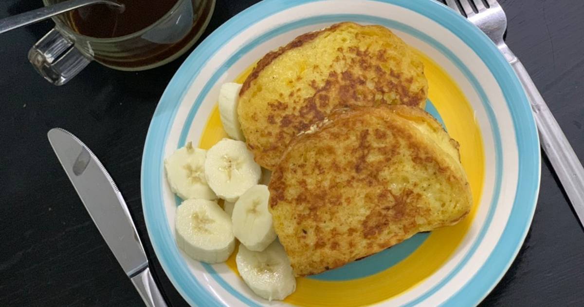 Bánh mì rán bơ trứng (french toast)