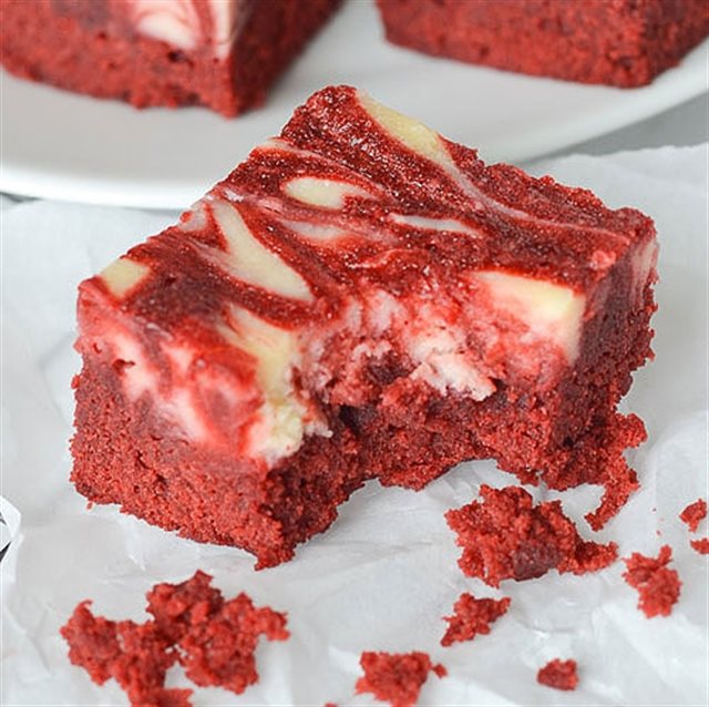 Red Velvet Cheesecake Brownies